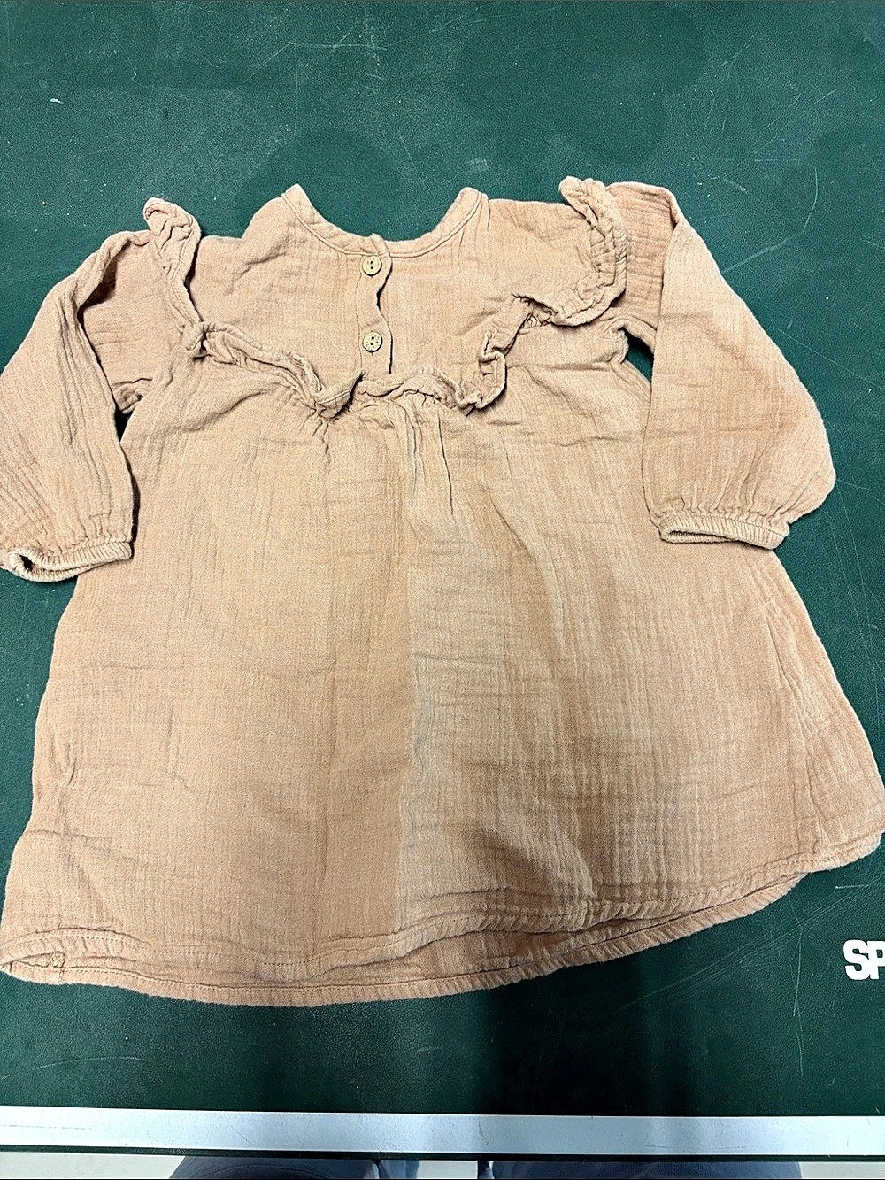 Eli & Nev Baby Dress Beige Size 12-18M
